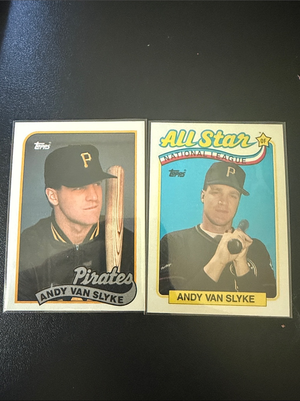 89 Topps Andy Van Slyke Baseball Cards -